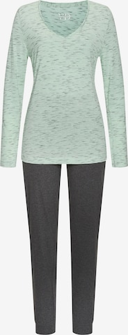 VIVANCE Pyjama 'Dreams' in Grün: Vorderseite