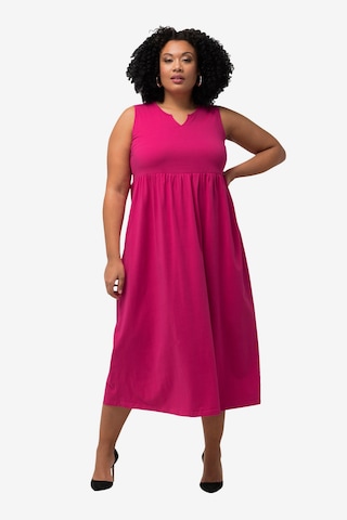 Robe Ulla Popken en rose : devant