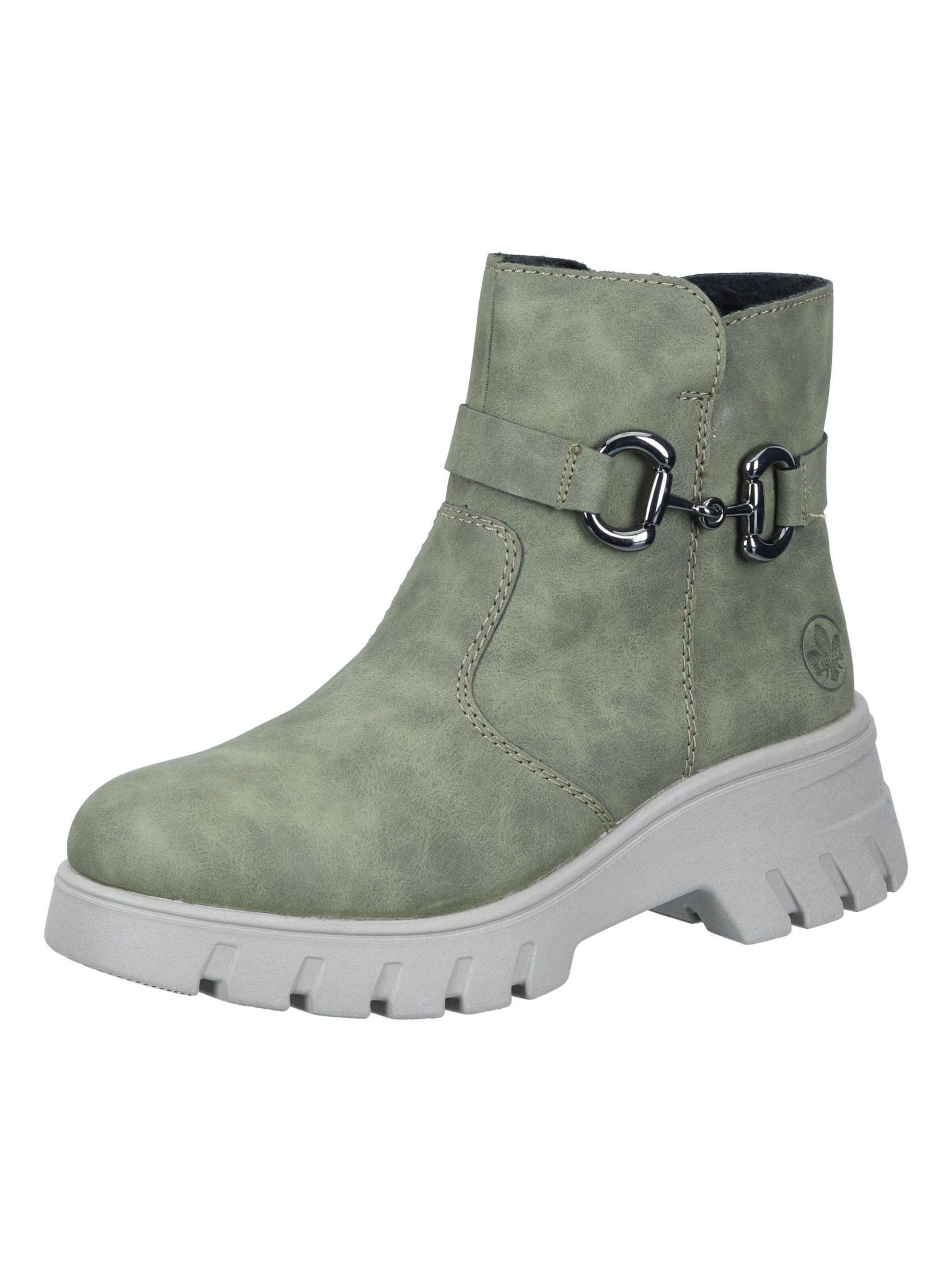 Rieker Ankle Boots in Green: front