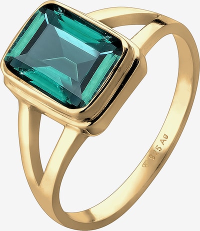 ELLI Ring in de kleur Goud / Smaragd, Productweergave