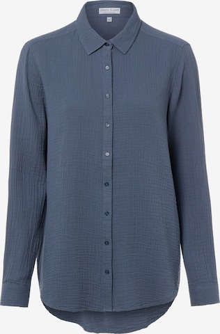 Chemisier Marie Lund en bleu : devant