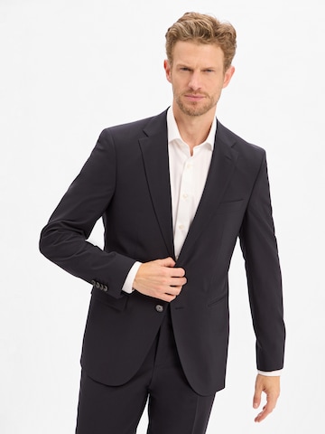Coupe slim Costume 'H-Harvey-MM-C-NF' BOSS en bleu : devant