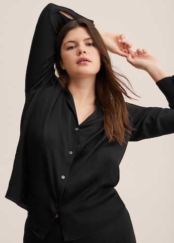 Camicia da donna 'Lilium' di MANGO in nero