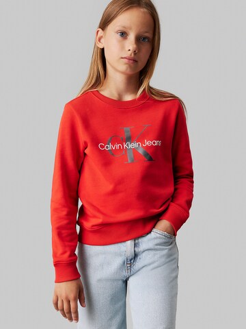 Felpa di Calvin Klein Jeans in rosso