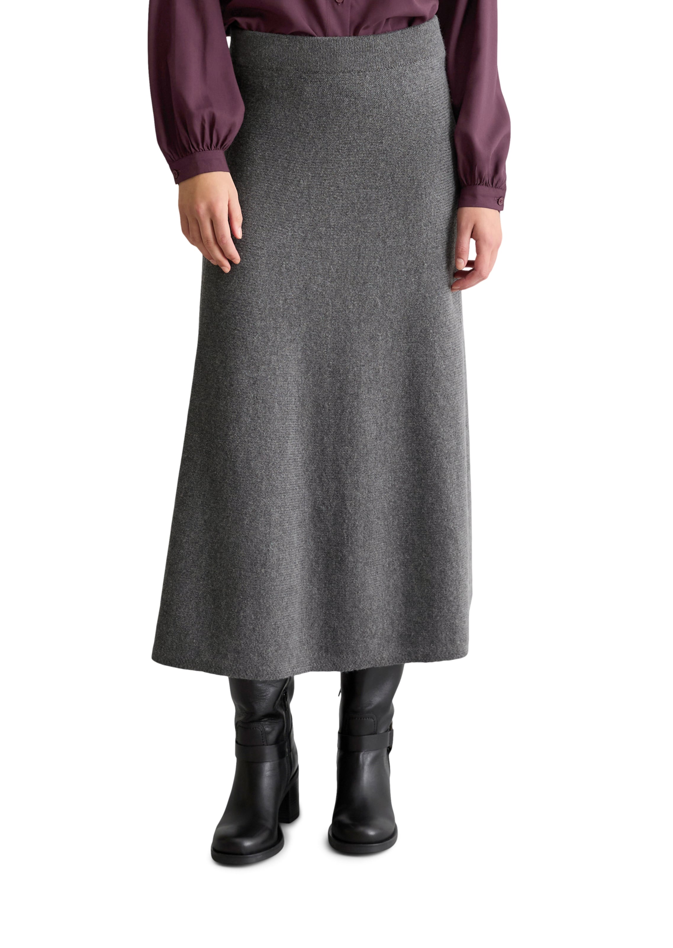 Marc O'Polo DENIM Rok in Grijs: voorkant