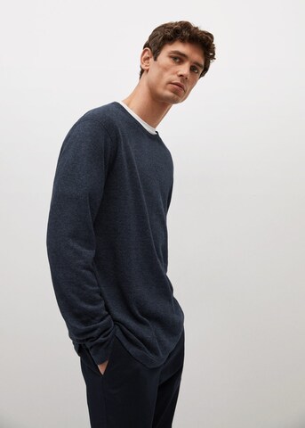 MANGO MAN Pullover 'Avena' in Blau