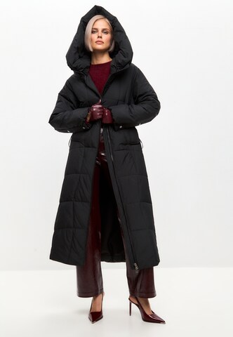 Manteau d’hiver CESARE GASPARI en noir