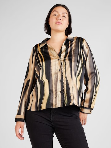 Vero Moda Curve Bluse 'TONJA' i sort: forside