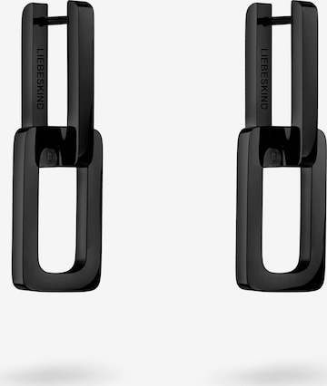 Liebeskind Berlin Ohrringe in Schwarz: Vorderseite