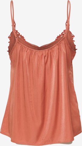 Cream Top 'Anna' in Orange