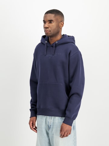 ALPHA INDUSTRIES Sweatshirt 'Dtm' in Blau: Vorderseite