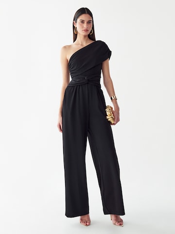 BWLDR Jumpsuit 'Daisie' in Black: front