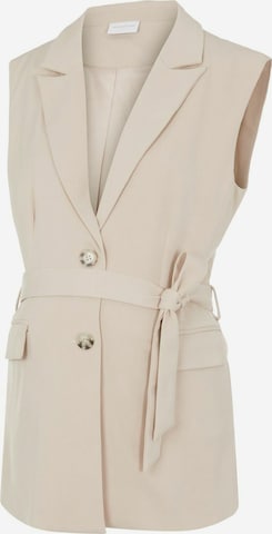 MAMALICIOUS Vest in Beige: front