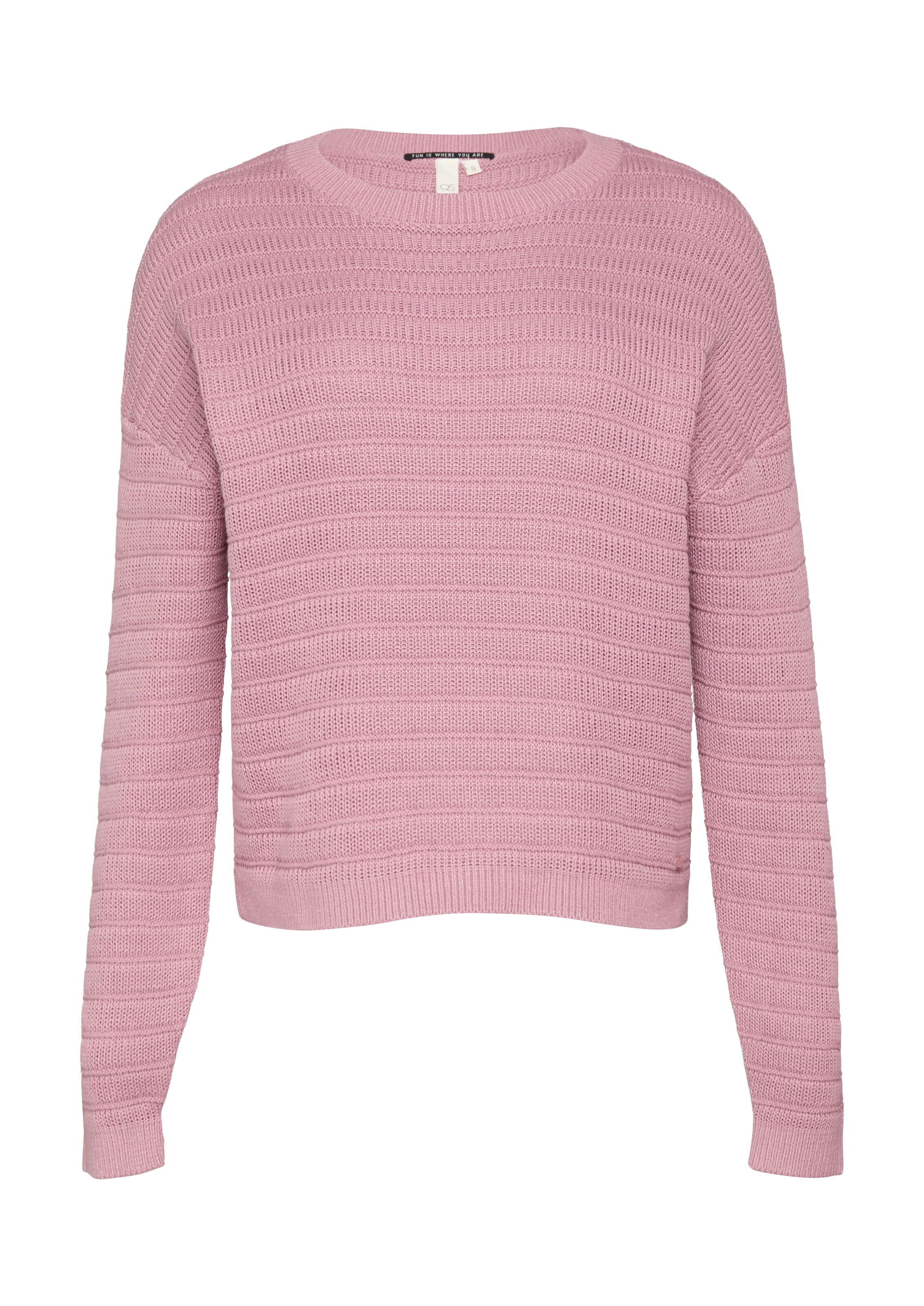 QS Pullover in Pink: Vorderseite