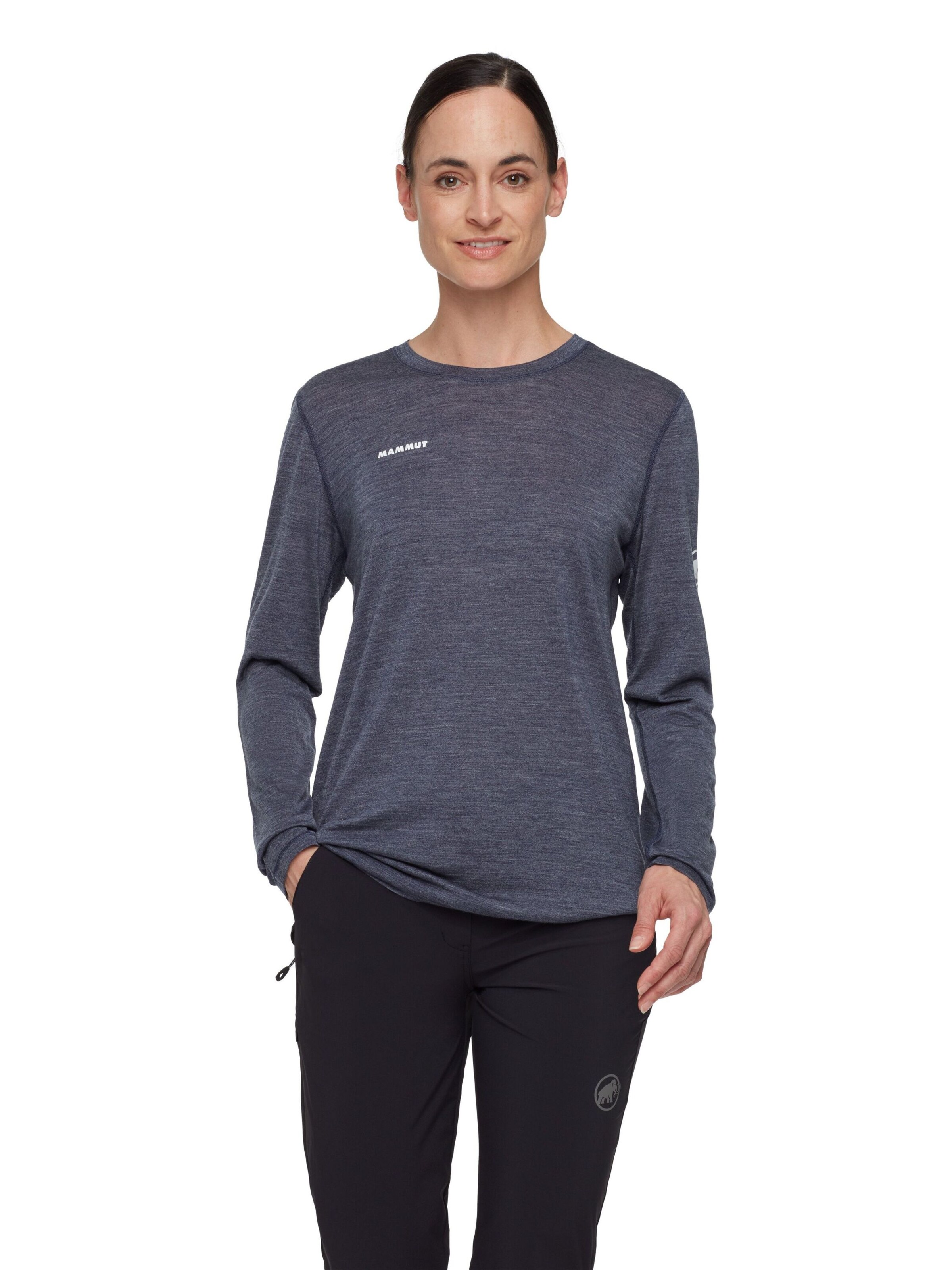 MAMMUT Performance Shirt in Blue: front