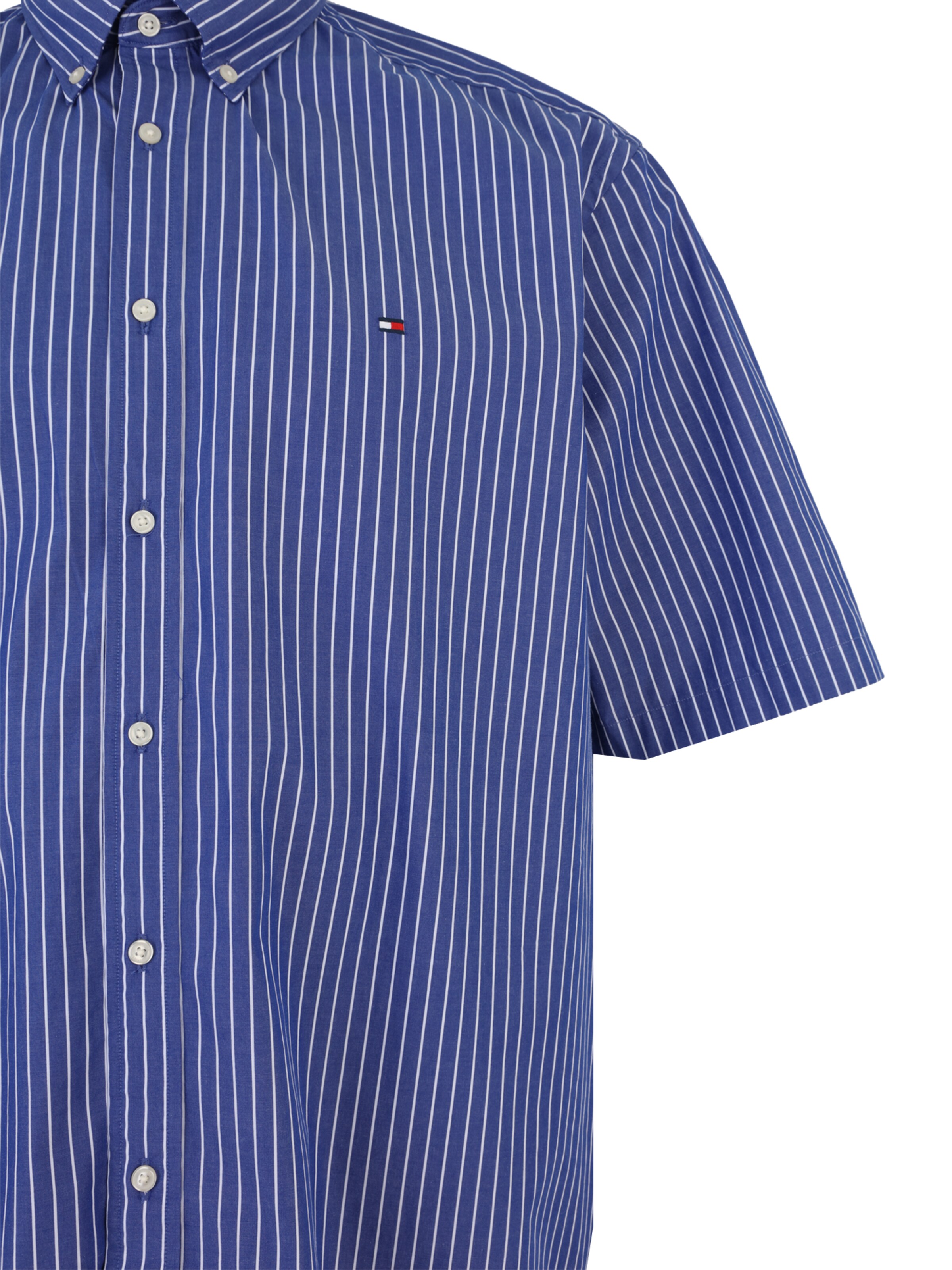 Tommy Hilfiger Big & Tall Comfort Fit Paita 'FLEX' värissä sininen