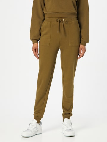 NA-KD - Tapered Pantalón 'Pamela' en verde: frente