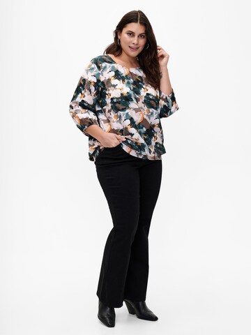 Zizzi Bluse in Grün