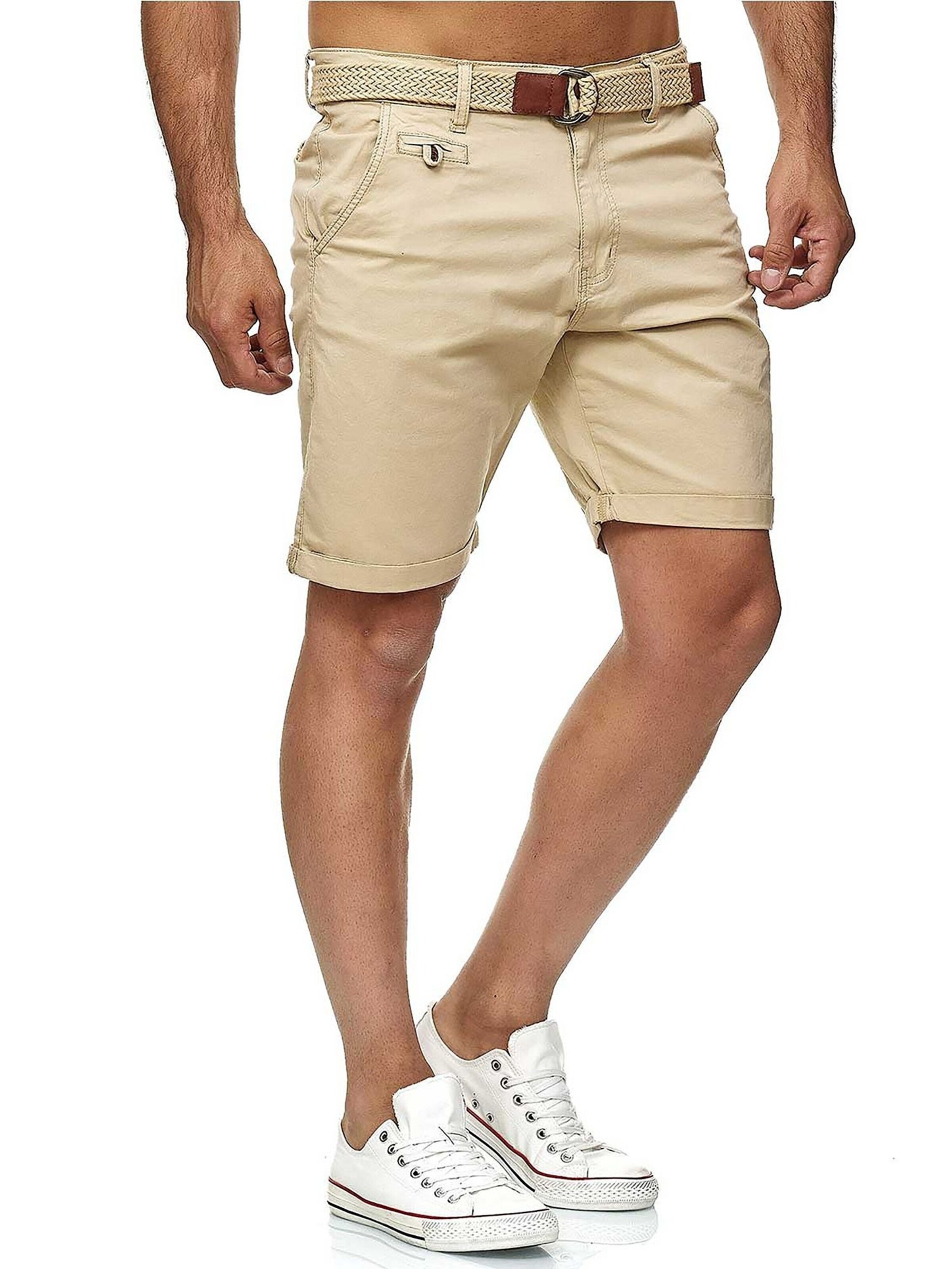 INDICODE Regular Pants 'Indicode Conor' in Beige