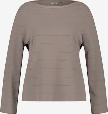 SAMOON Pullover i brun: forside