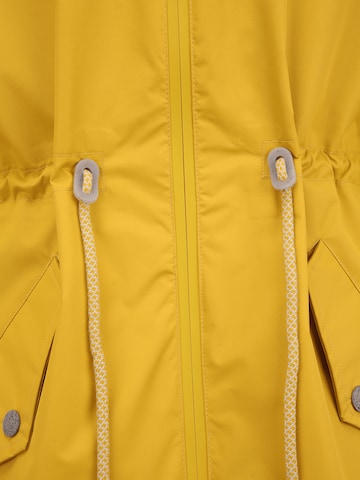 Parka mi-saison 'Library' mazine en jaune