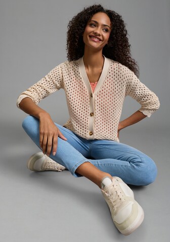 KangaROOS Knit Cardigan in Beige