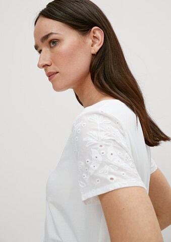 COMMA Shirt in Weiß