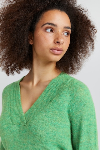 ICHI Sweater 'KAMARA' in Green