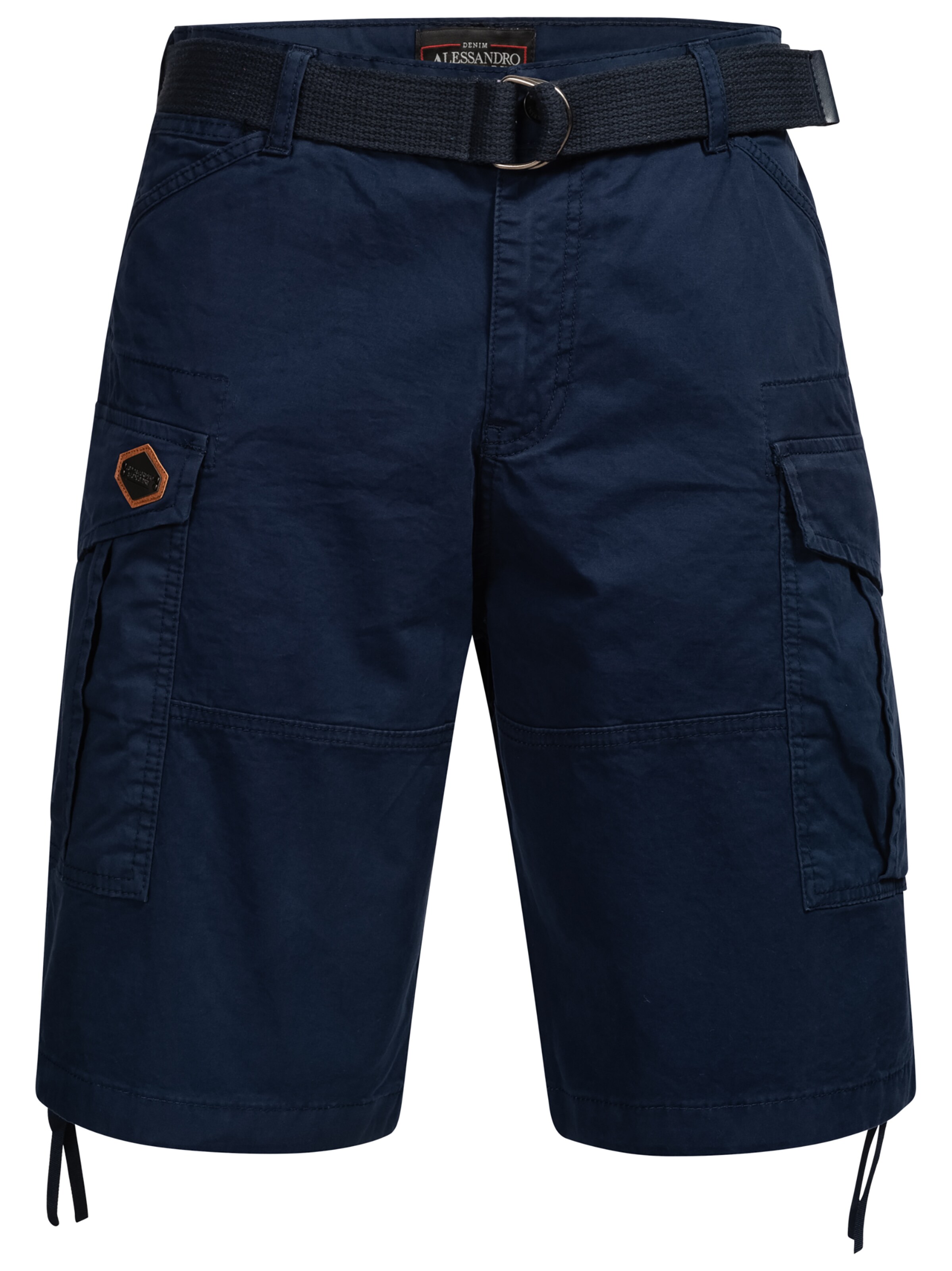 Alessandro Salvarini Shorts in Blau: Vorderseite