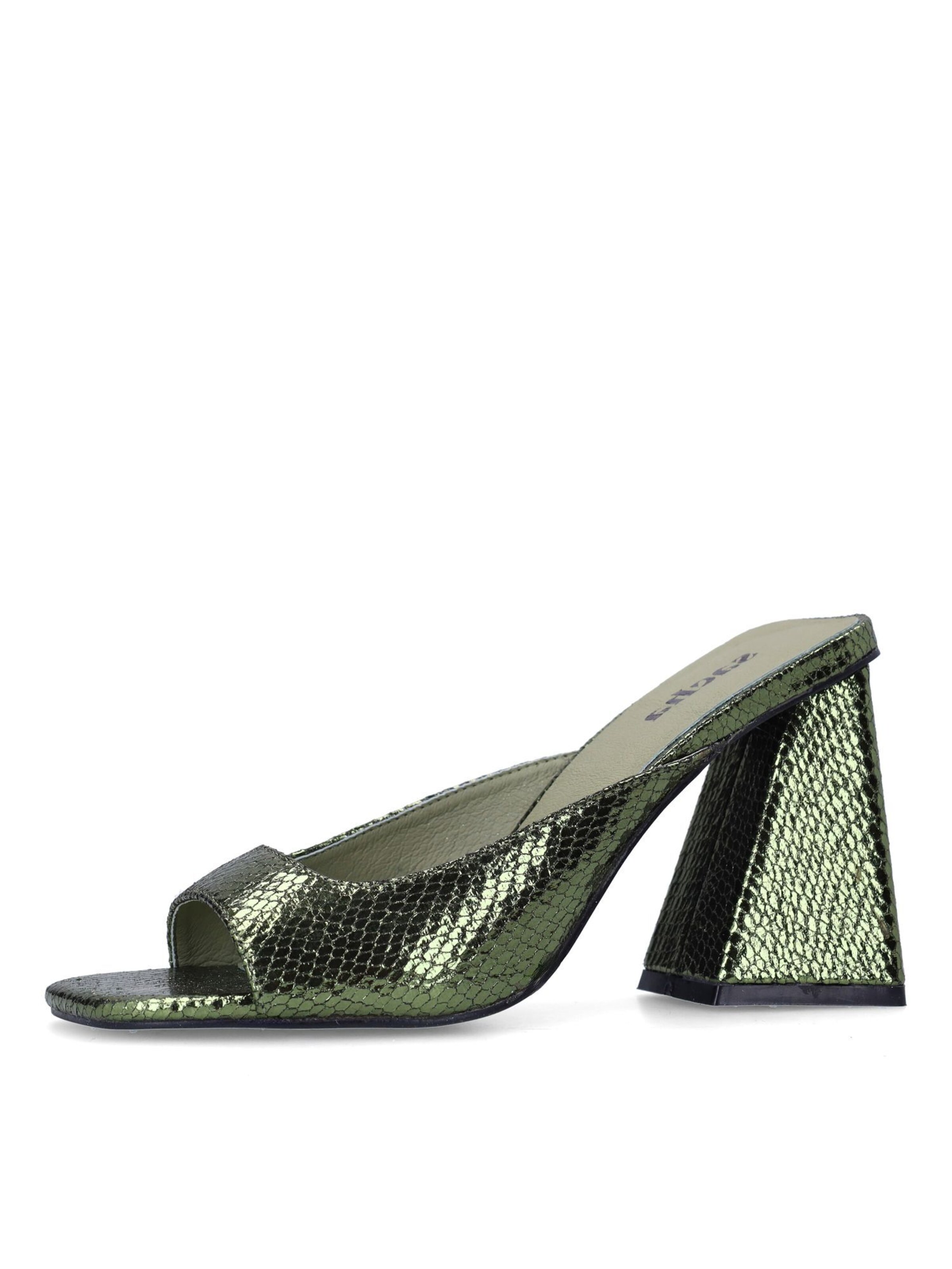 SACHA Pantolette in khaki, Produktansicht