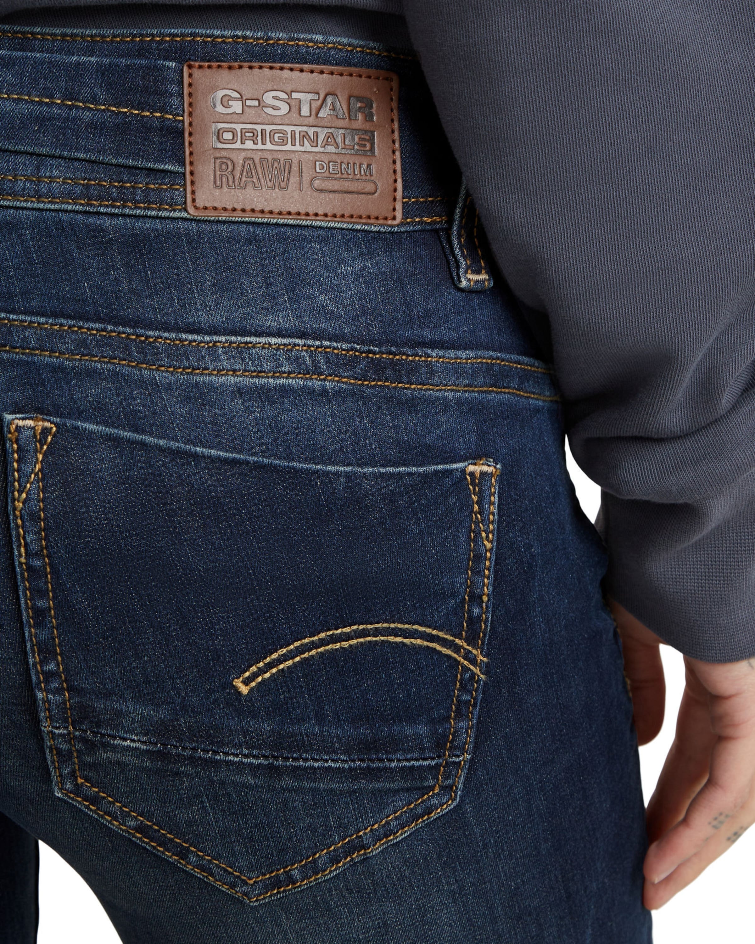 G-STAR Laienev Teksapüksid 'Midge Saddle', värv sinine