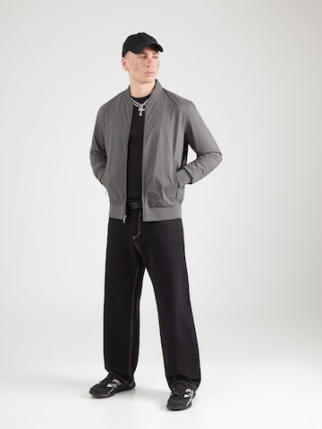 Calvin Klein - Casaco meia-estação 'MATTE' em cinzento