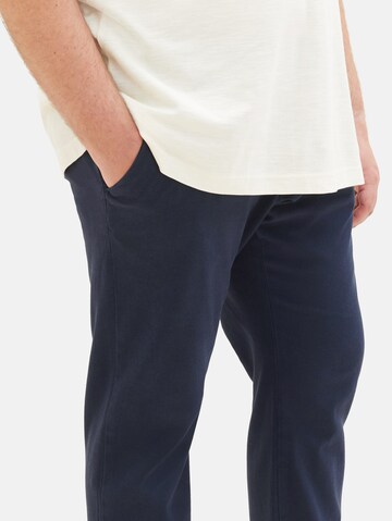 TOM TAILOR Men + Normalny krój Spodnie w kolorze niebieski