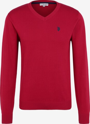 U.S. POLO ASSN. Pullover in Rot: predná strana