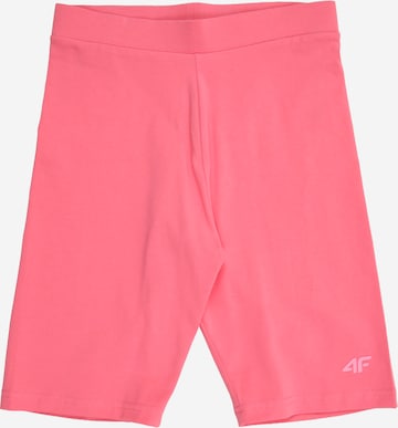 4F JuniorSportske hlače - roza boja: prednji dio