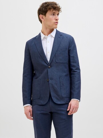 JACK & JONES Slim Fit Sakko 'JPRCCaron' in Blau: Vorderseite