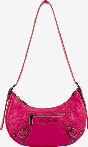 faina Schultertasche in Pink: predná strana