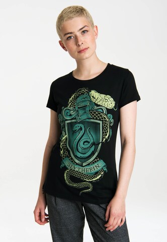 LOGOSHIRT T-Shirt in Schwarz: Vorderseite