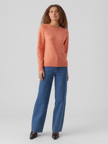 VERO MODA Sweater 'Doffy' in Orange