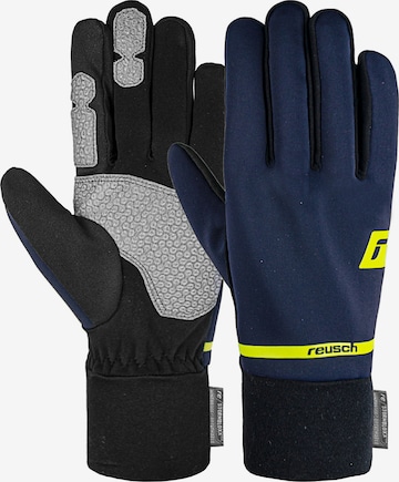 REUSCH Athletic Gloves 'Hike & Ride' in Blue: front