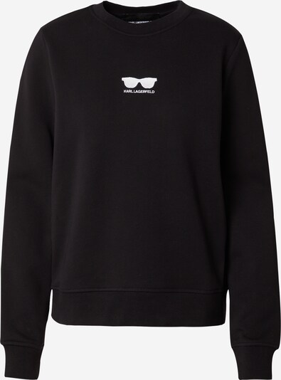 Karl Lagerfeld Sweatshirt i svart / vit, Produktvy