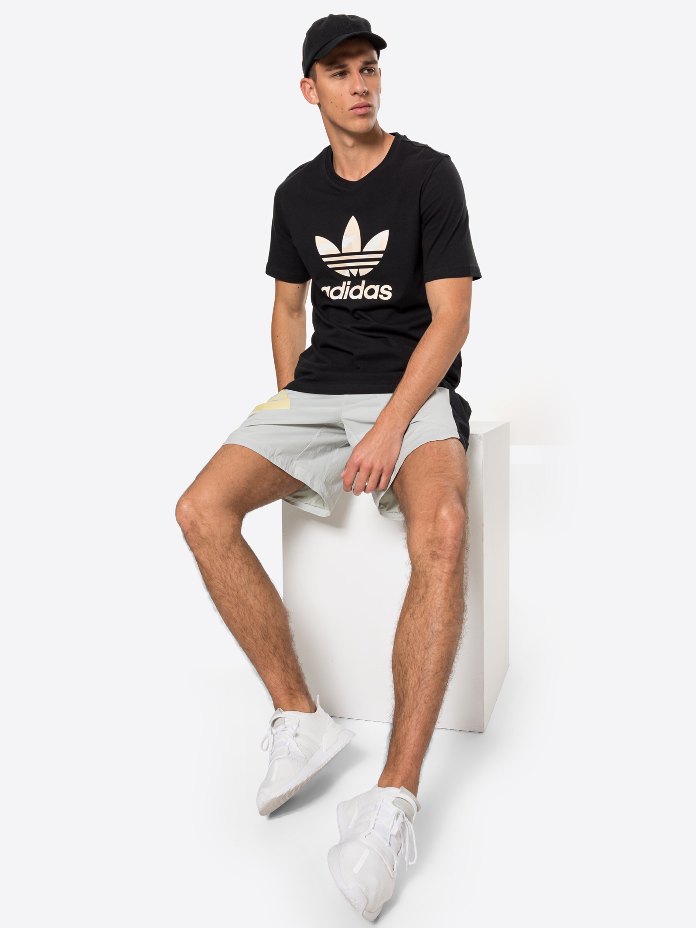 Männer Shirts ADIDAS ORIGINALS T-Shirt in Schwarz - PD29105 Männer Shirts ADIDAS ORIGINALS T-Shirt in Schwarz - PD29105