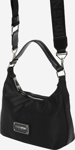 Plein Sport Shoulder Bag in Black: front