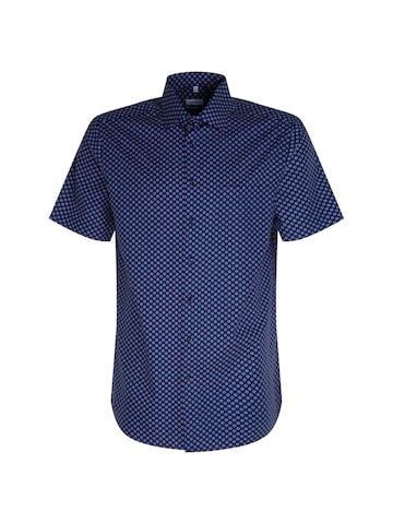 Coupe regular Chemise business SEIDENSTICKER en bleu : devant