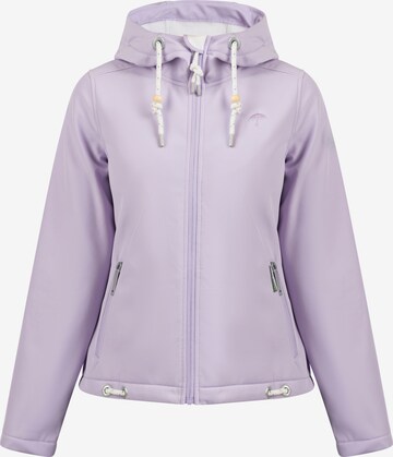 Veste fonctionnelle Schmuddelwedda en violet : devant