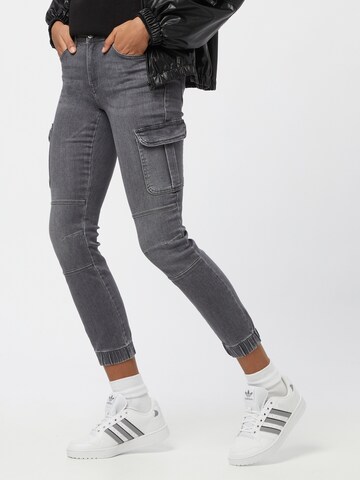 ONLY Slim fit Cargo Jeans 'Missouri' in Grey: front