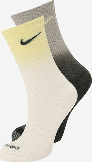 Nike Sportswear Sokid 'Everyday Plus' kreem / kollane / roheline, Tootevaade