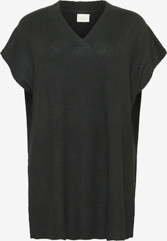 Cape 'KA Annett' KAFFE CURVE en noir : devant