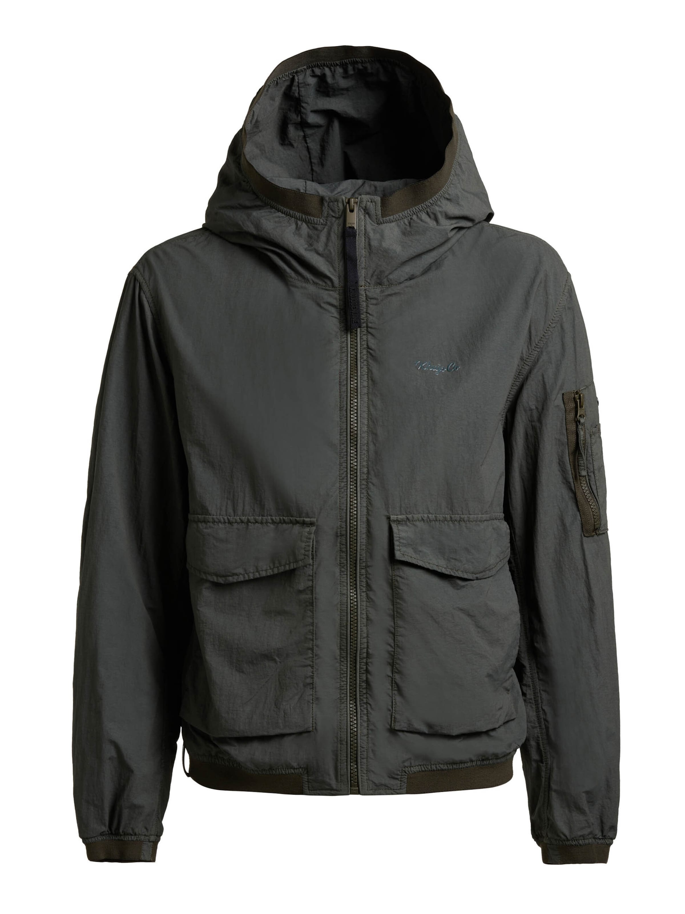 khujo Kurtka przejściowa 'Vona' w kolorze zielony: przód