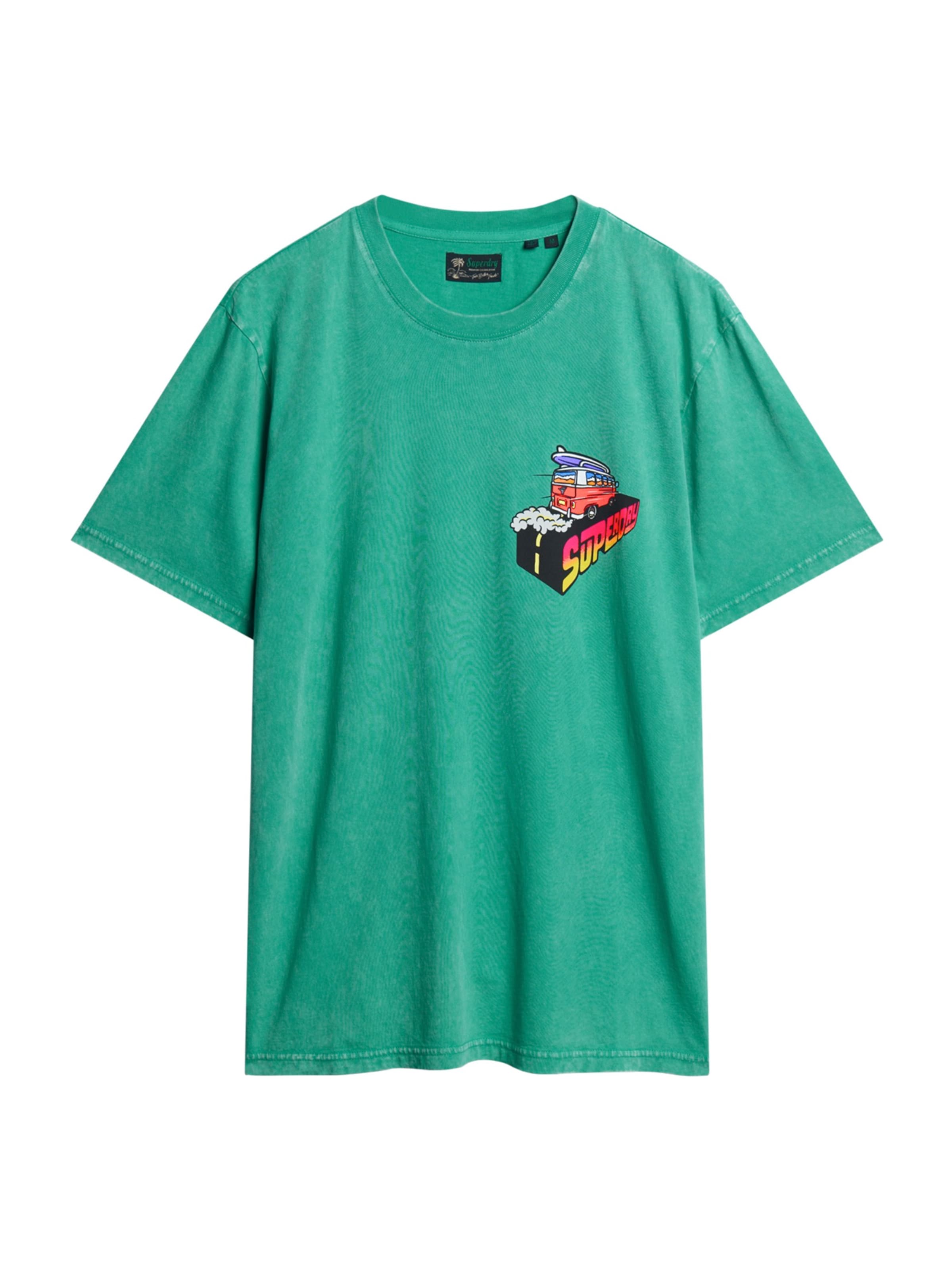 Superdry & Co Särk 'Travel', värv roheline: eest vaates